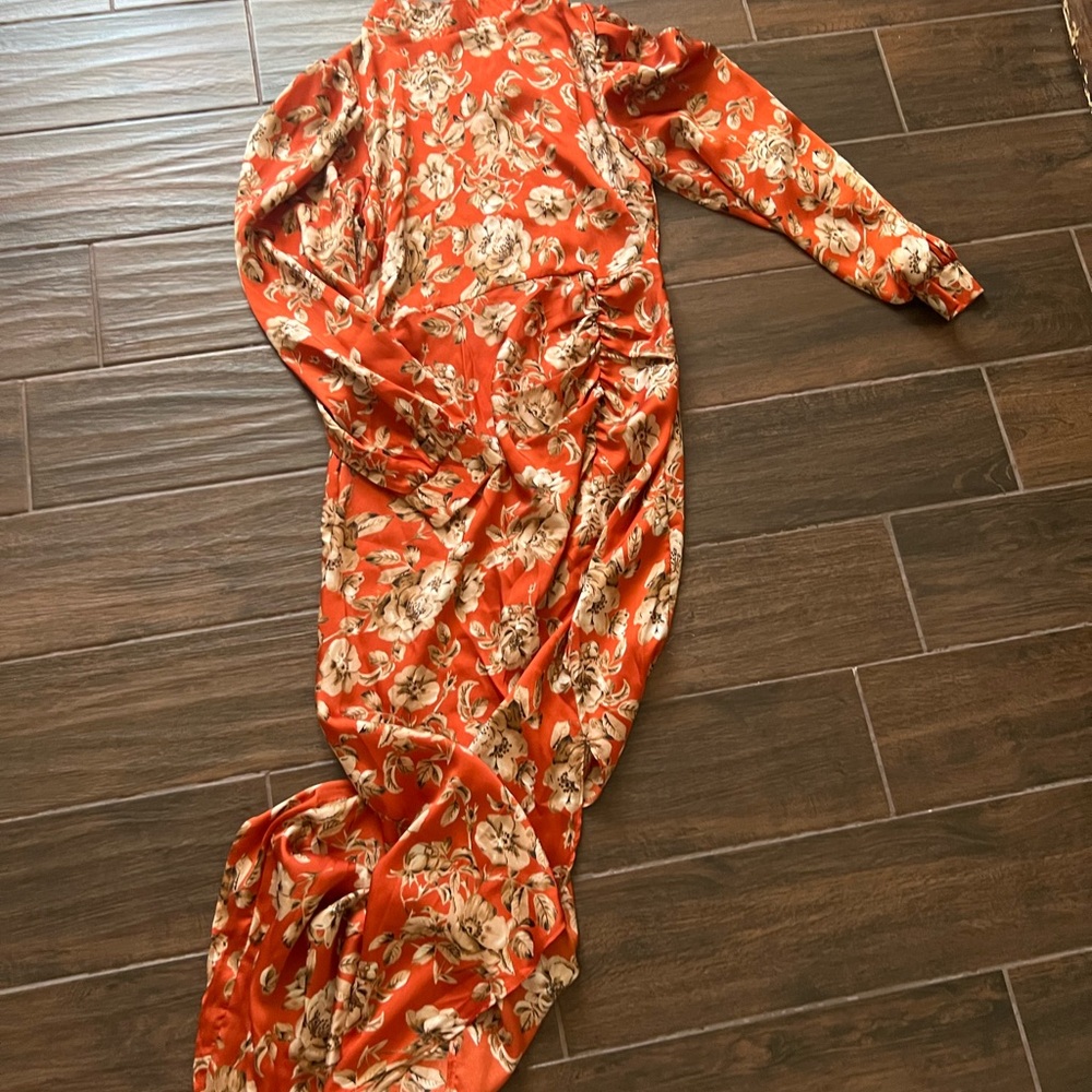 Floral Long Sleeve Maxi Dress